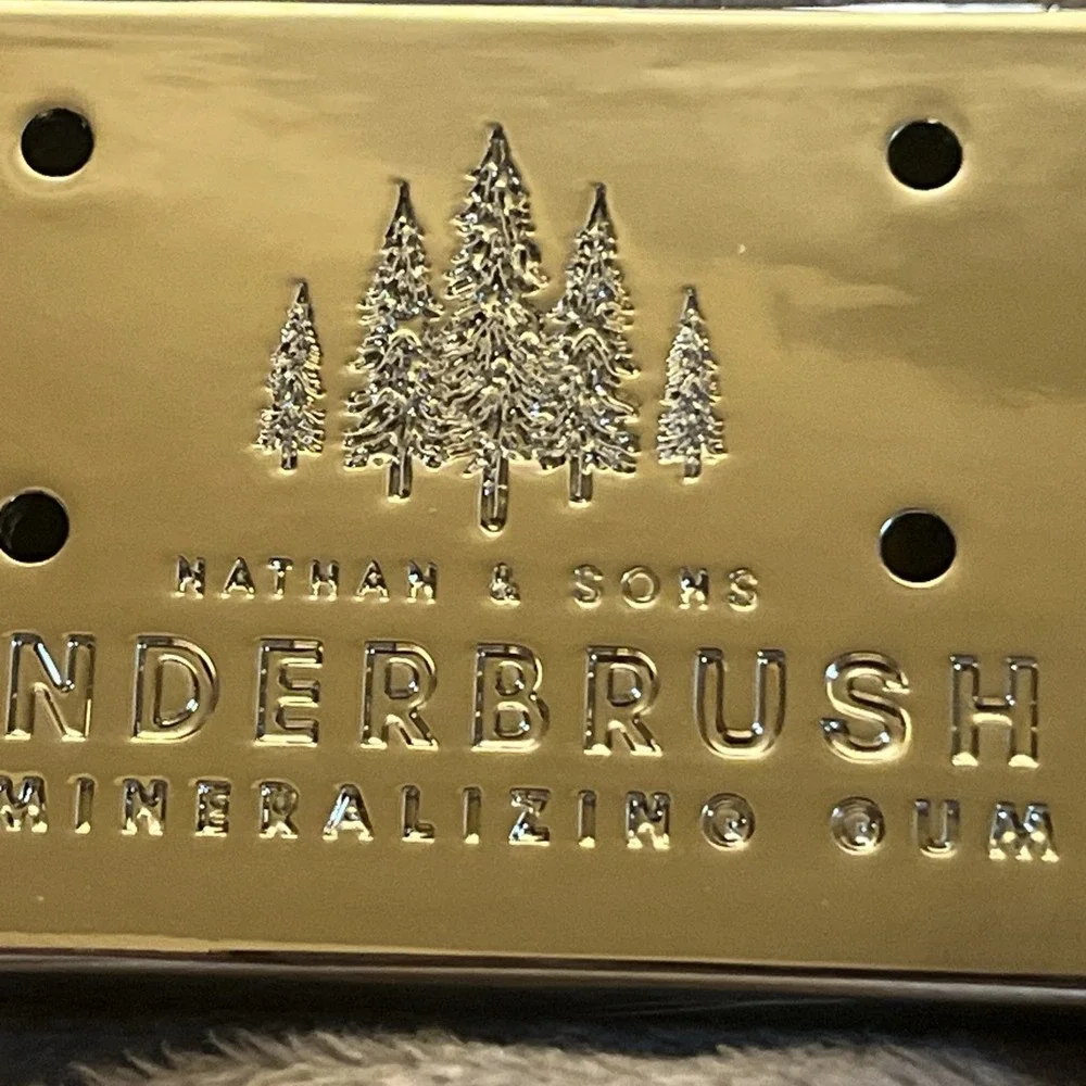 Nathan & Sons Underbrush Remineralizing Chewing Gum Metal Holder Case